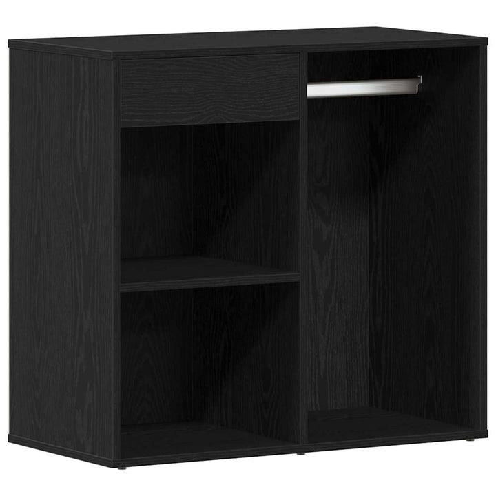 LED Smykkebord Set Sort eg 140 x 40 x 140 cm Konstrueret træ