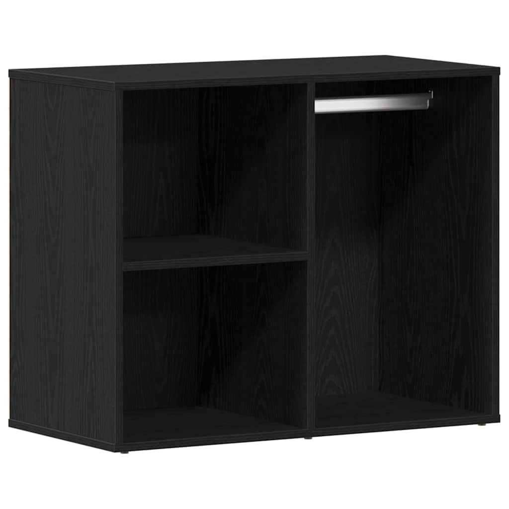 LED Smykkebord Set Sort eg 140 x 40 x 140 cm Konstrueret træ