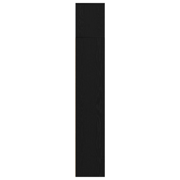 Bogreol 3 pcs Sort eg 36 x 30 x 143 cm Konstrueret træ