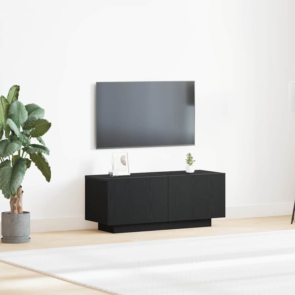 TV-skab 100 x 35 x 40 cm Sort eg Konstrueret træ