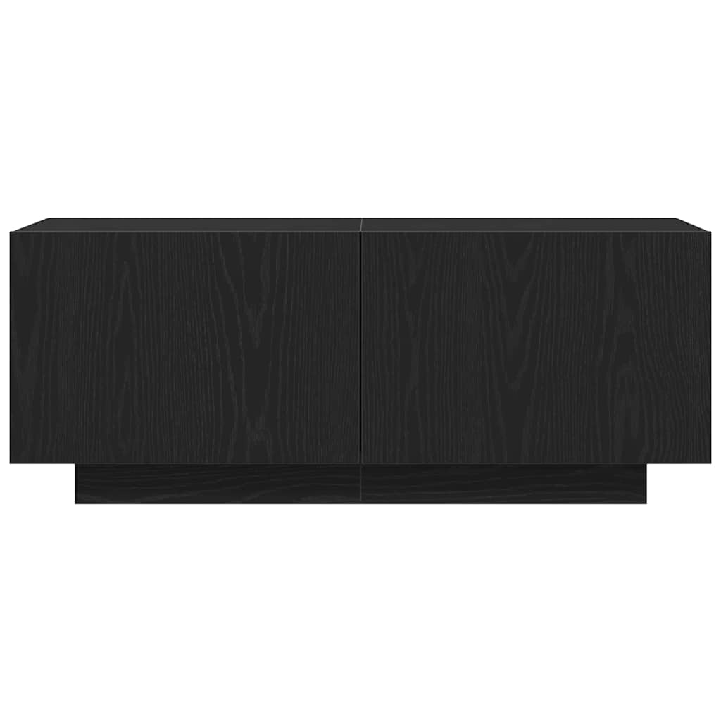 TV-skab 100 x 35 x 40 cm Sort eg Konstrueret træ