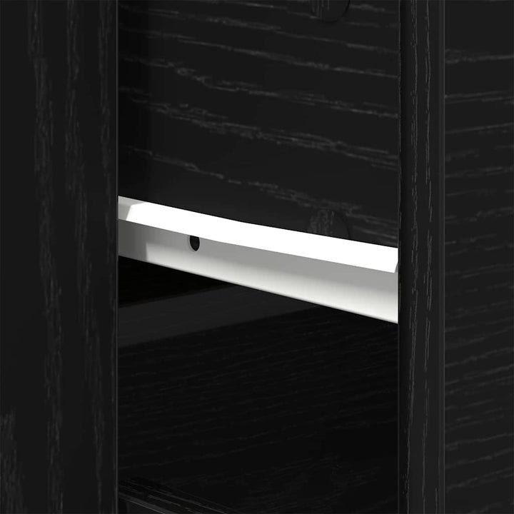 Sideboard Sort eg 240 x 33 x 70 cm Konstrueret træ
