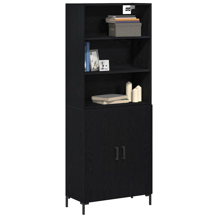 Highboard Sort eg 69,5 x 34 x 180 cm Konstrueret træ