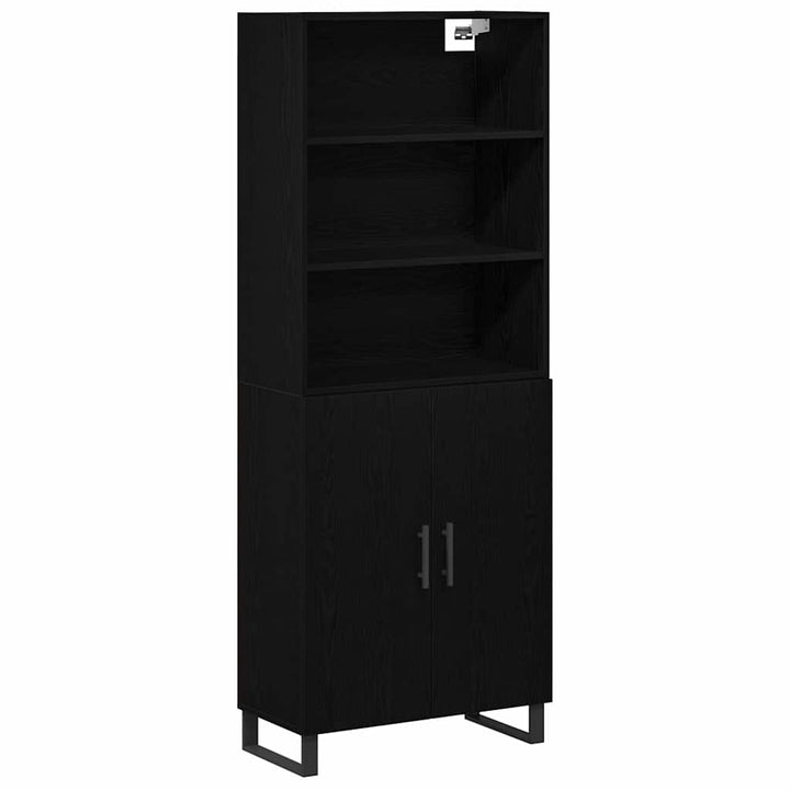 Highboard 2 stk. Sort eg 69,5 x 34 x 180 cm