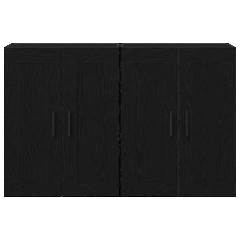 Væghængt skab Vægmonteret 2 pcs Gammelt træ 69,5 x 34 x 90 cm