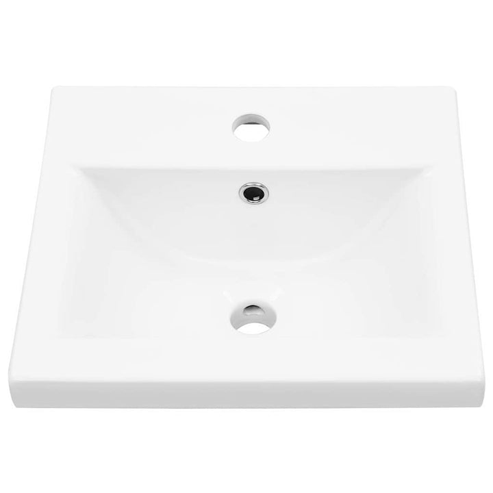 Badeværelsesskabsunder Sort eg 80 x 39 x 62 cm Konstrueret træ