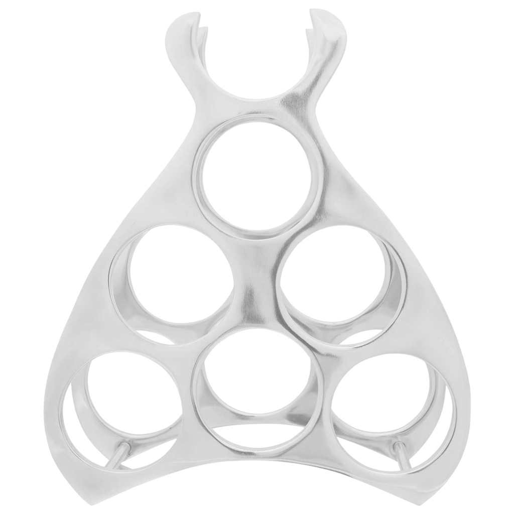 Vinfad Sølv 32 x 14 x 37.5 cm Aluminium