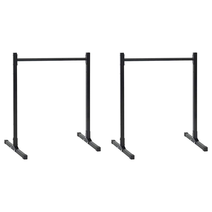Dip Station 2 stk. Sort 55 x 90 x 104.5 cm Pulverlakeret stål