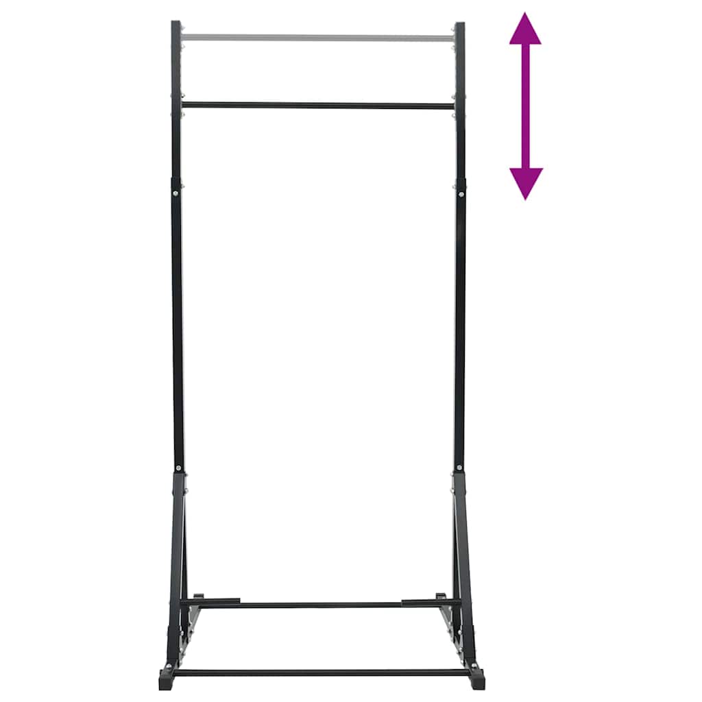 Pull-Up Bar Station Sort 100,5 x 102 x 234,5 cm