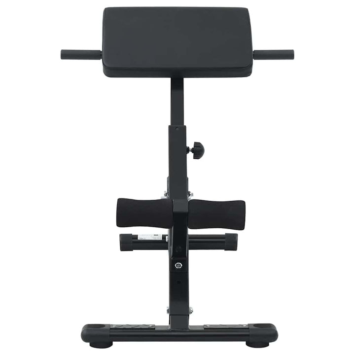 Hyperextension bænk Sort 100,5 x 70 x 78 cm Pulverlakeret stål