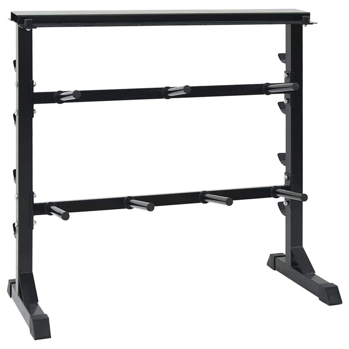 Dumbbellreol Sort 99 x 45 x 95,5 cm Pulverlakeret stål