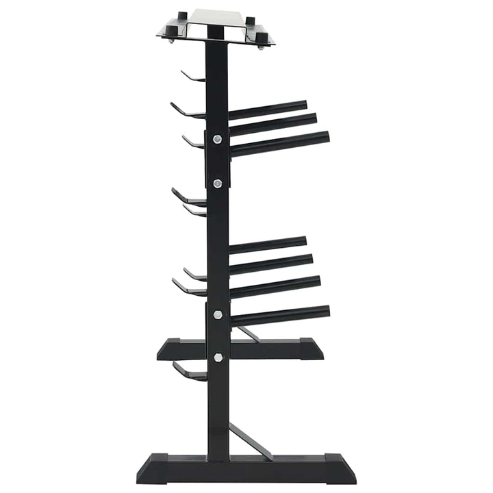 Dumbbellreol Sort 99 x 45 x 95,5 cm Pulverlakeret stål