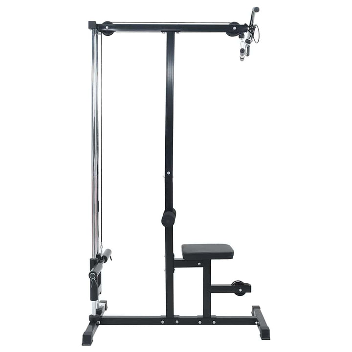 Lat pulldown maskine Sort 110 x 70 x 187 cm Pulverlakeret stål