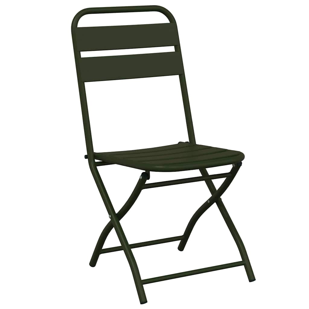 Have sammenslåelig stol 2 pcs Grøn 42 x 52 x 82cm