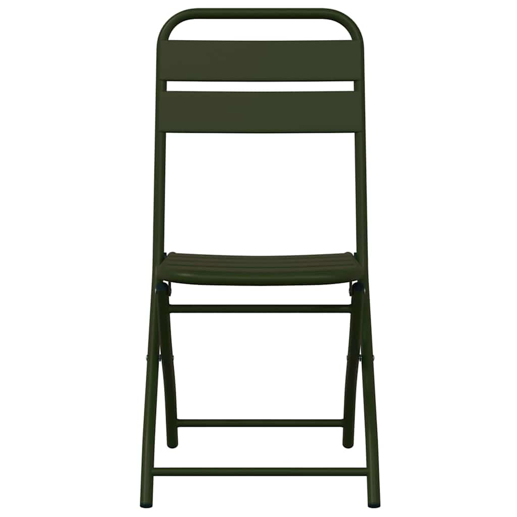 Have sammenslåelig stol 2 pcs Grøn 42 x 52 x 82cm