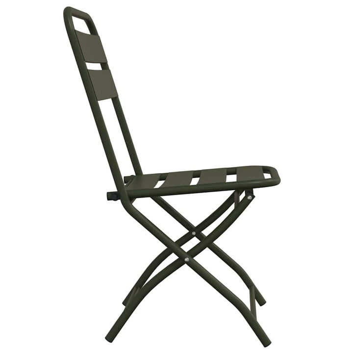 Have sammenslåelig stol 2 pcs Grøn 42 x 52 x 82cm