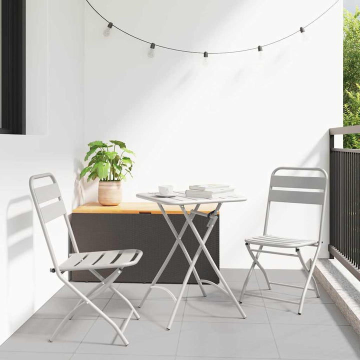 Have sammenslåelig stol 2 pcs Beige 42 x 52 x 82cm