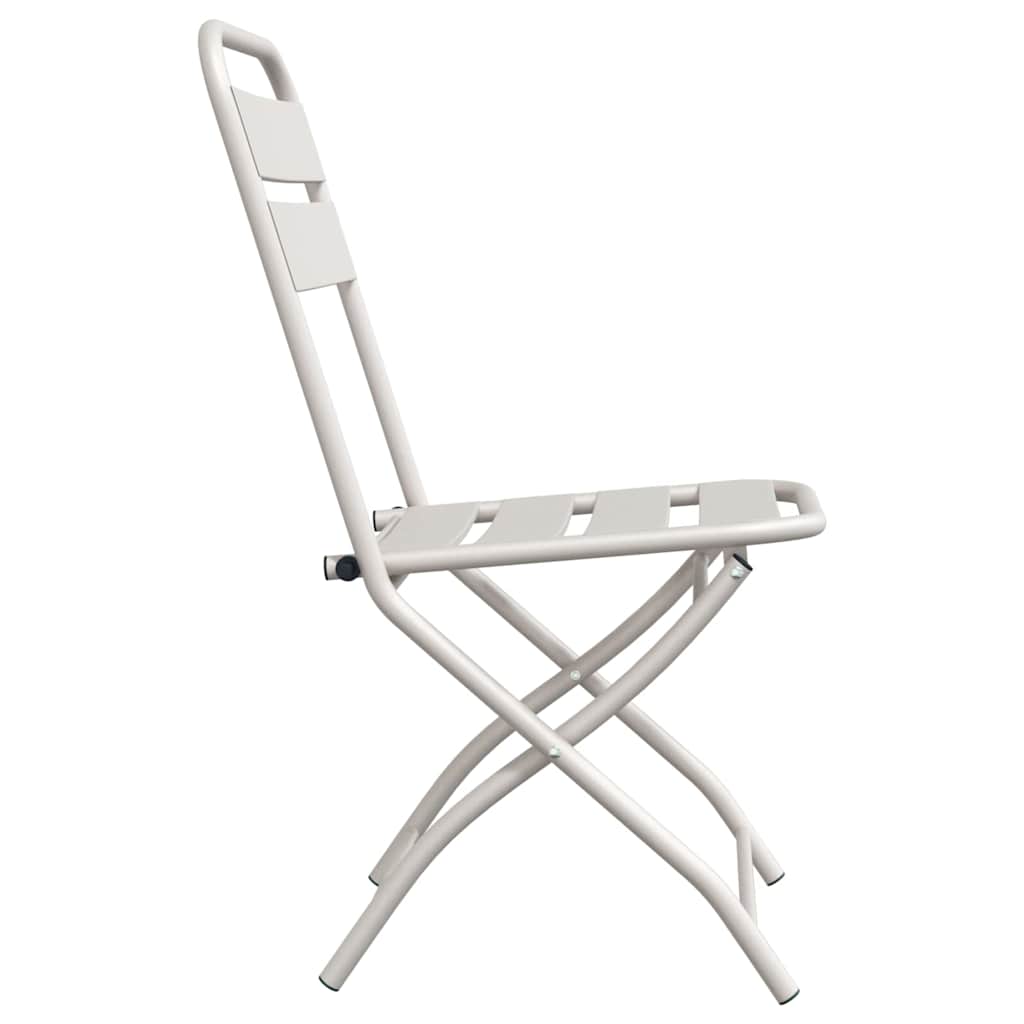 Have sammenslåelig stol 2 pcs Beige 42 x 52 x 82cm