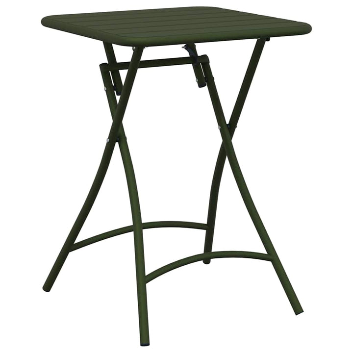 Bistrobord Mørkegrøn 55 x 55 x 72,5 cm Pulverlakeret stål