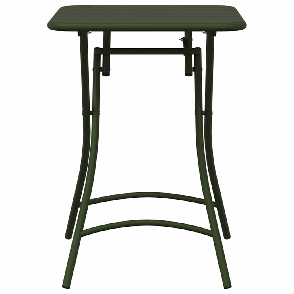 Bistrobord Mørkegrøn 55 x 55 x 72,5 cm Pulverlakeret stål