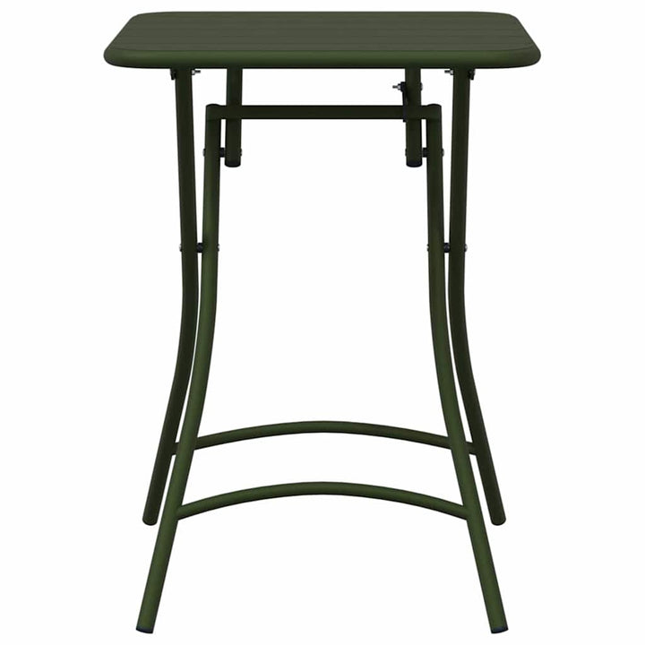 Bistrobord Mørkegrøn 55 x 55 x 72,5 cm Pulverlakeret stål