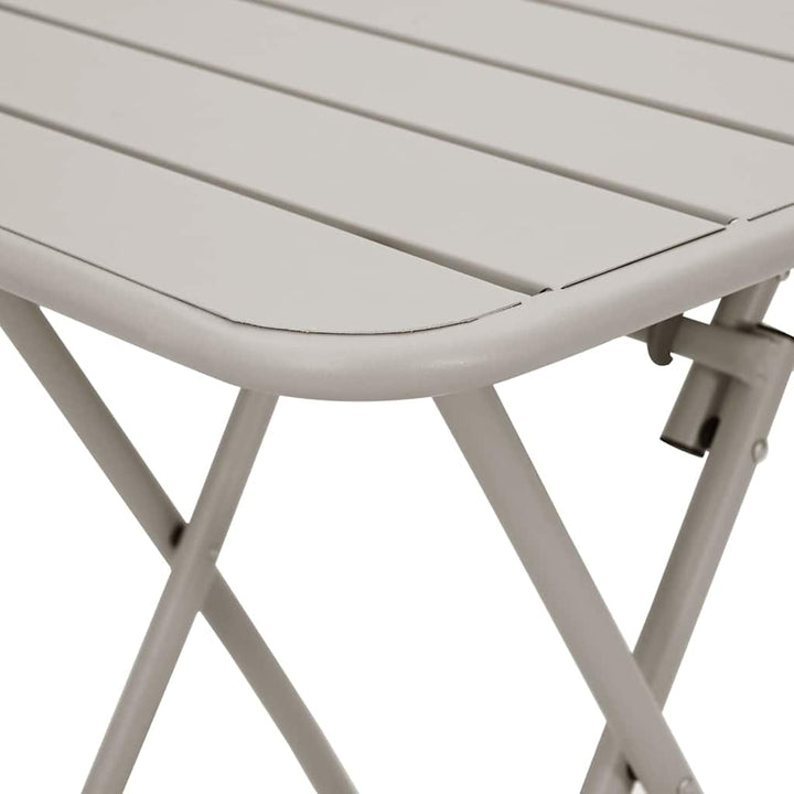 Bistrobord Beige 55 x 55 x 72,5 cm Pulverlakeret stål