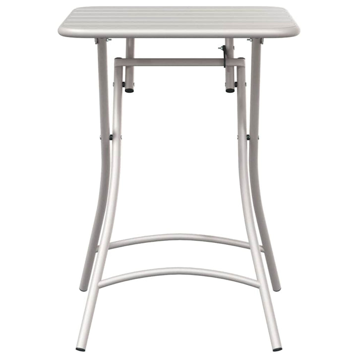 Bistrobord Beige 55 x 55 x 72,5 cm Pulverlakeret stål