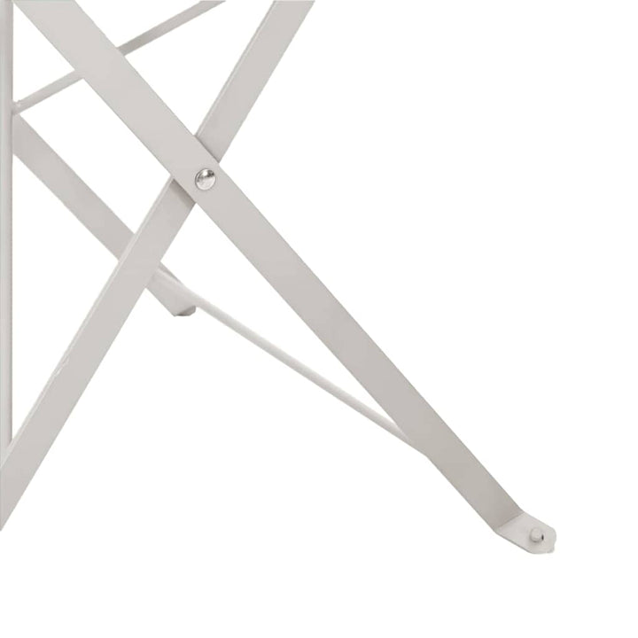 Have sammenslåelig stol 2 stk. Beige Metal