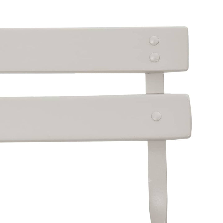 Have sammenslåelig stol 2 stk. Beige Metal