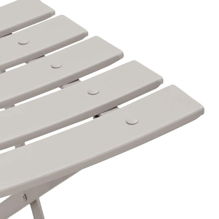 Have sammenslåelig stol 2 stk. Beige Metal