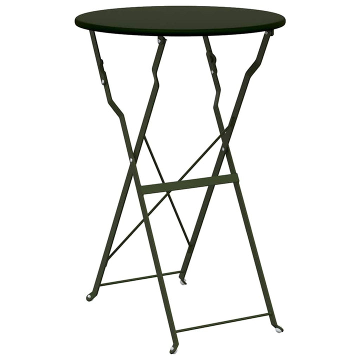 Bistrobord Mørkegrøn Ø 50 x 71 cm Pulverlakeret stål