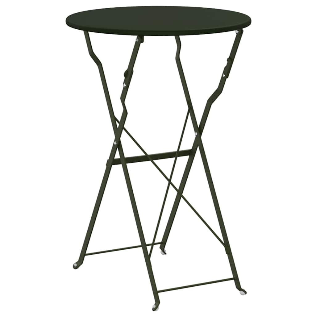 Bistrobord Mørkegrøn Ø 50 x 71 cm Pulverlakeret stål