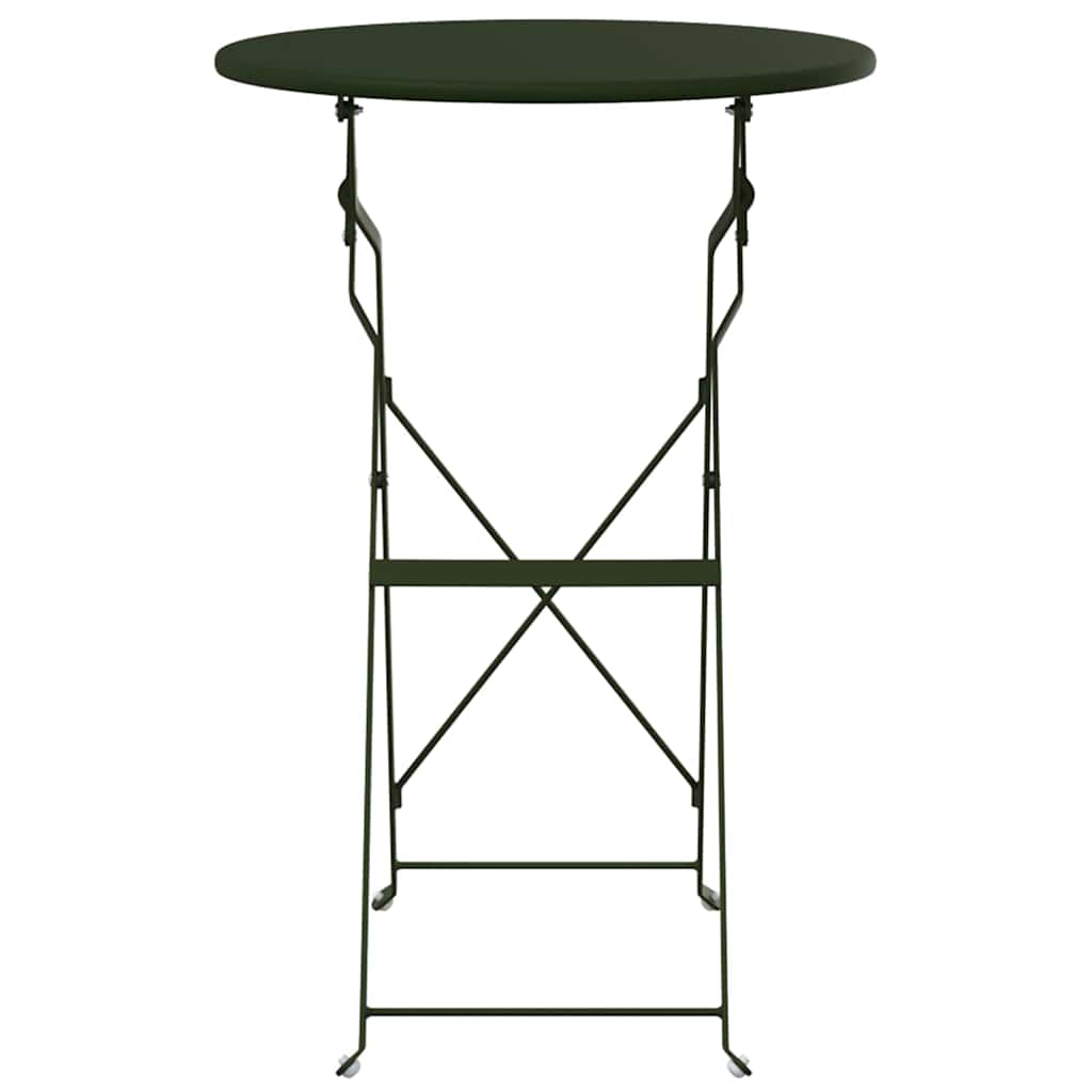 Bistrobord Mørkegrøn Ø 50 x 71 cm Pulverlakeret stål