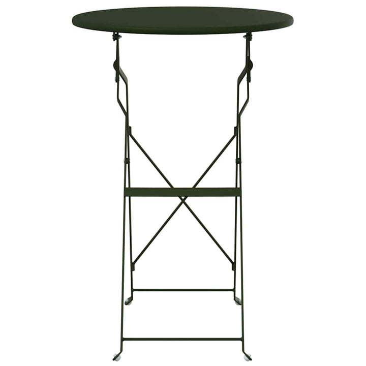 Bistrobord Mørkegrøn Ø 50 x 71 cm Pulverlakeret stål