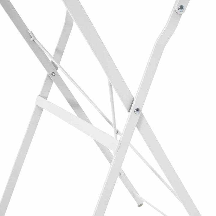 Bistrobord Hvid Ø 50 x 71 cm Pulverlakeret stål
