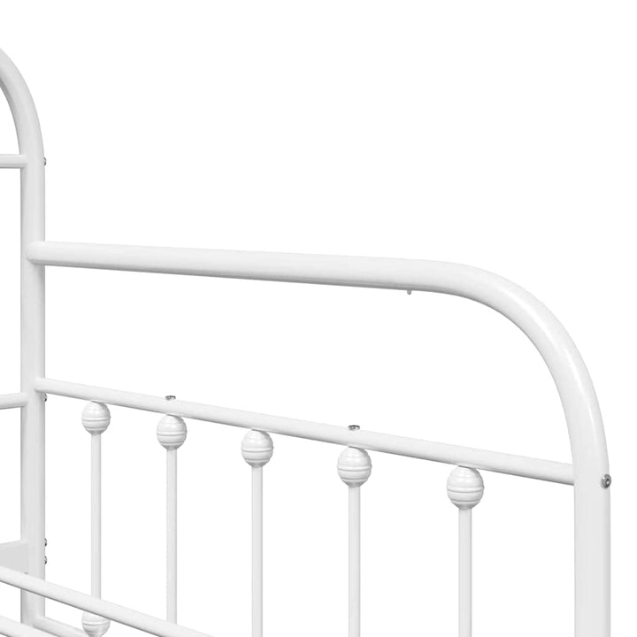 Dagsengramme Hvid 100 x 200 cm Pulverlakeret stål