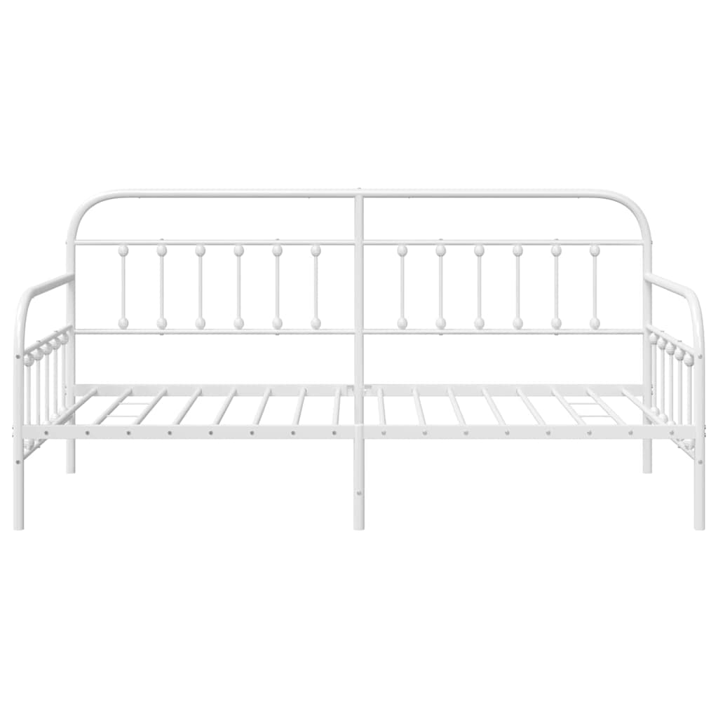 Dagsengramme Hvid 100 x 200 cm Pulverlakeret stål