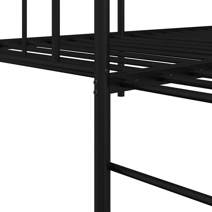 Dagsengramme Sort 100 x 190 cm Stål
