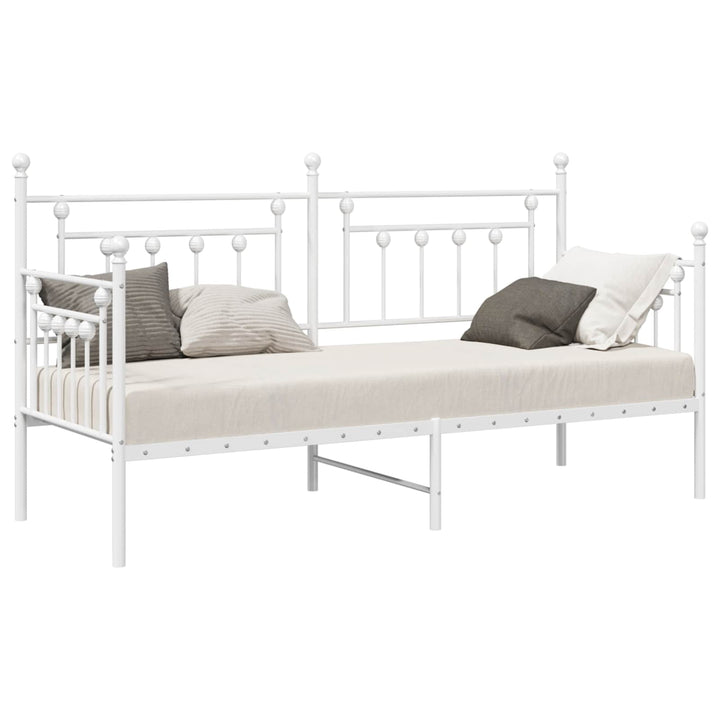 Dagsengramme Hvid 80 x 200 cm Stål