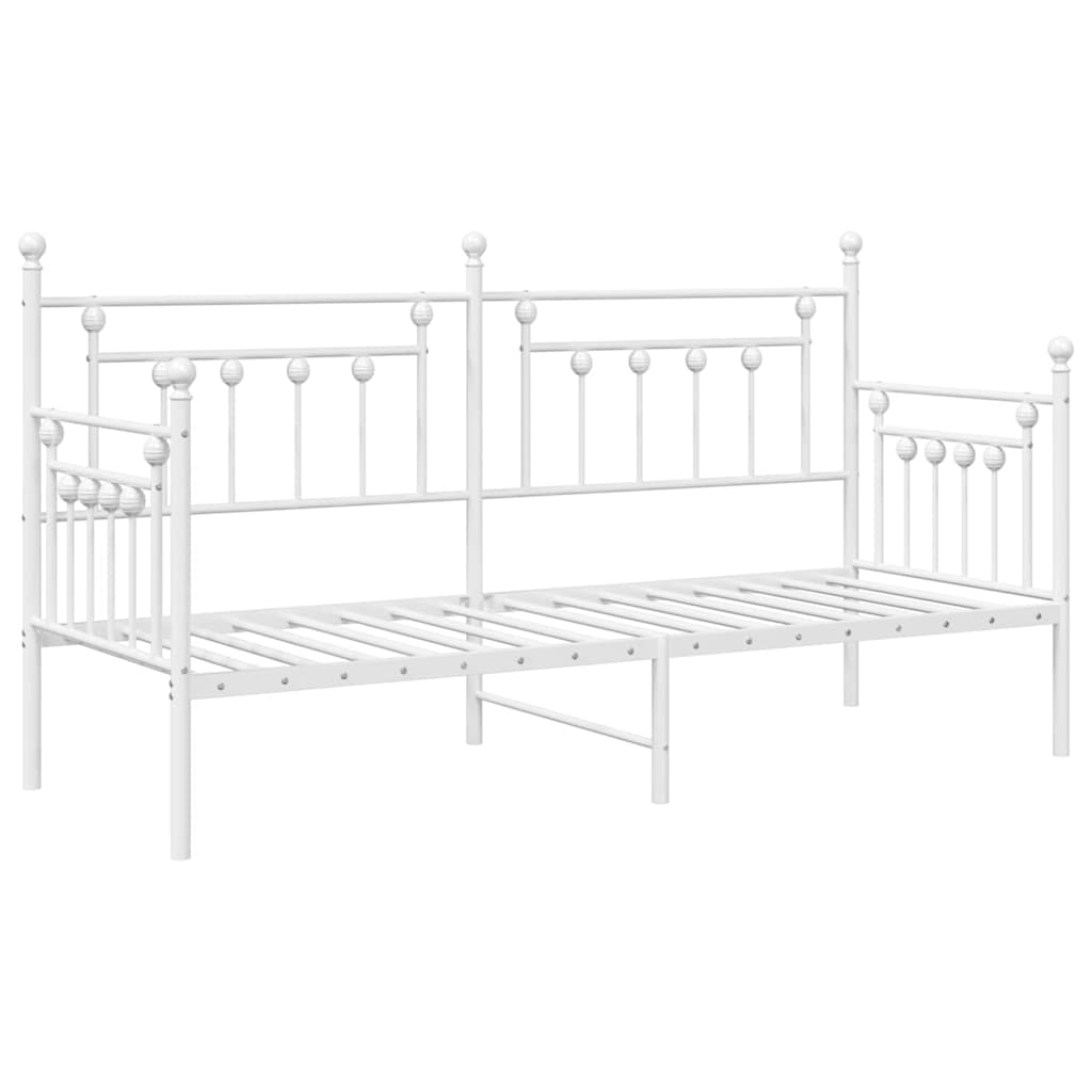 Dagsengramme Hvid 80 x 200 cm Stål