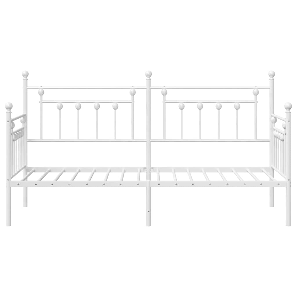 Dagsengramme Hvid 80 x 200 cm Stål