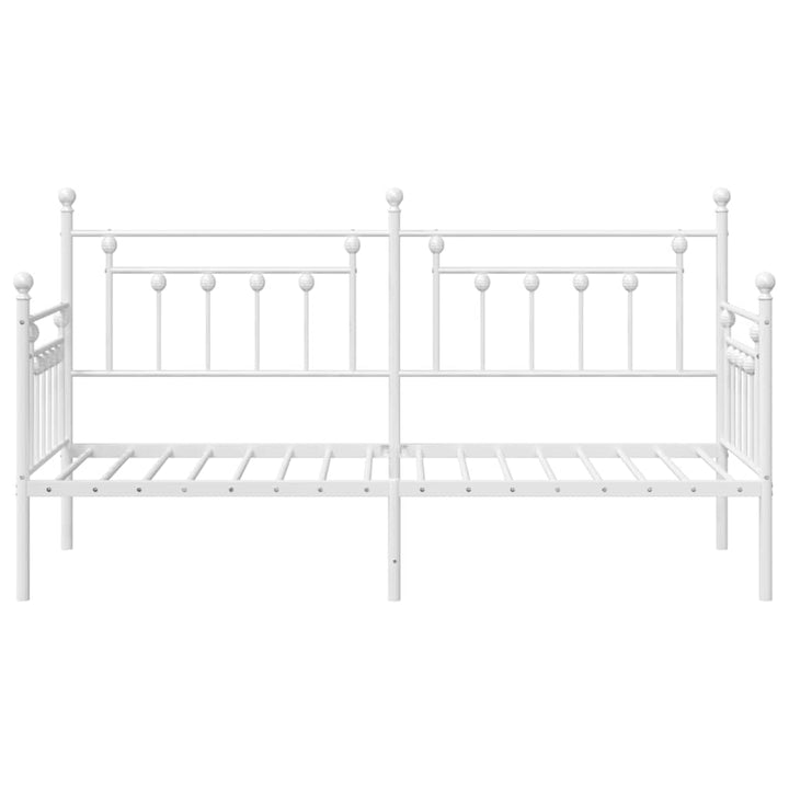 Dagsengramme Hvid 80 x 200 cm Stål