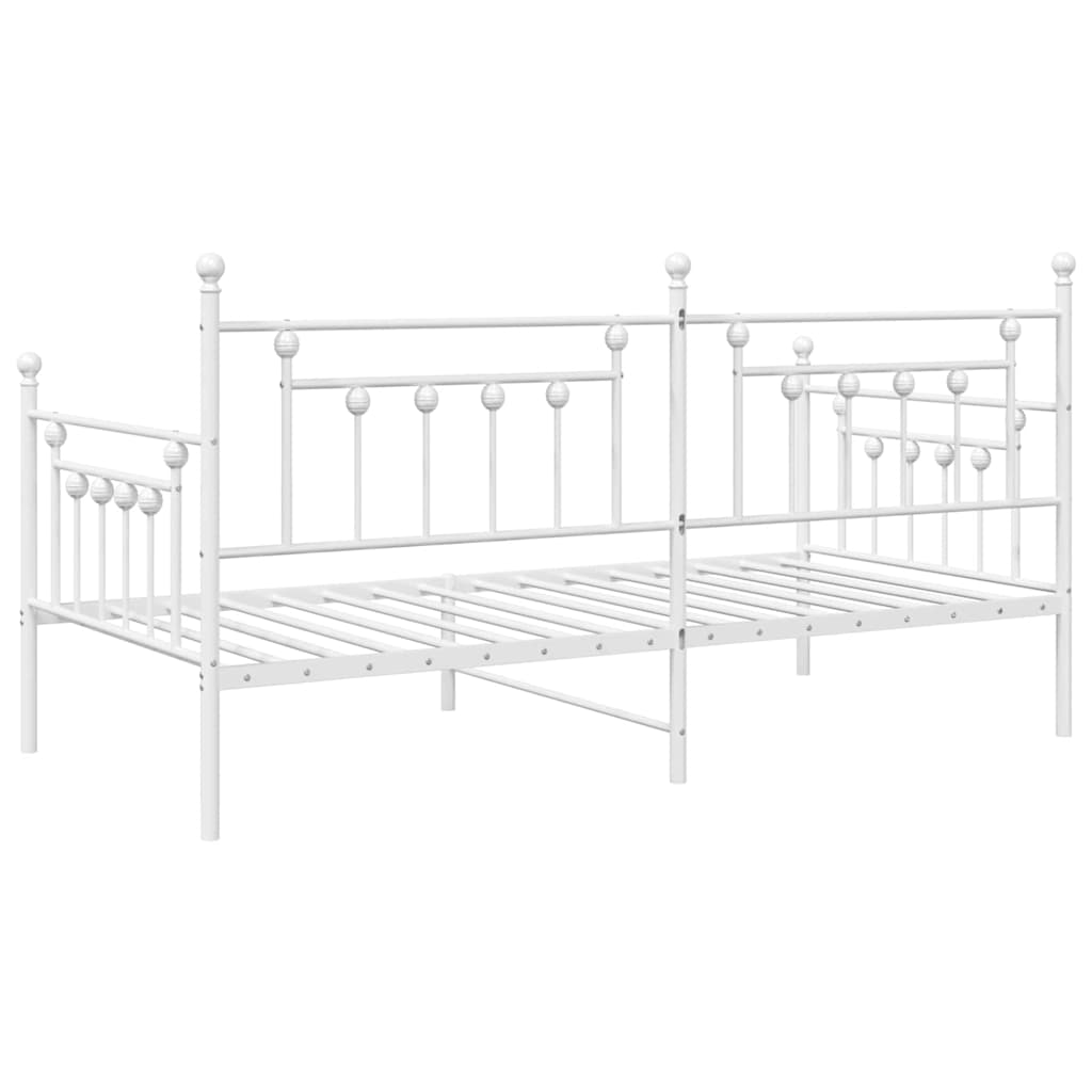 Dagsengramme Hvid 100 x 190 cm Stål