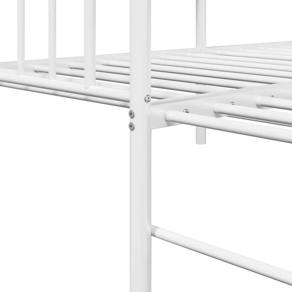 Dagsengramme Hvid 75 x 190 cm Stål