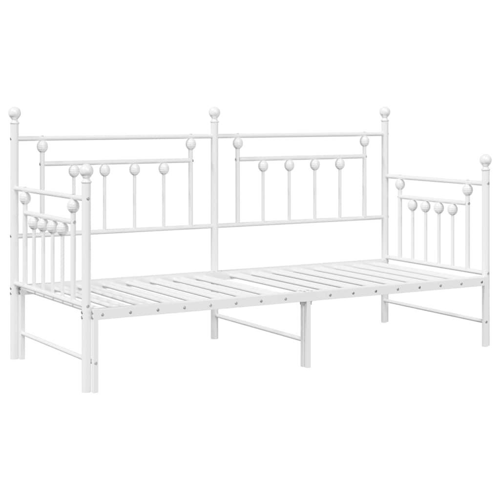 Dagsengramme Hvid 75 x 190 cm Stål