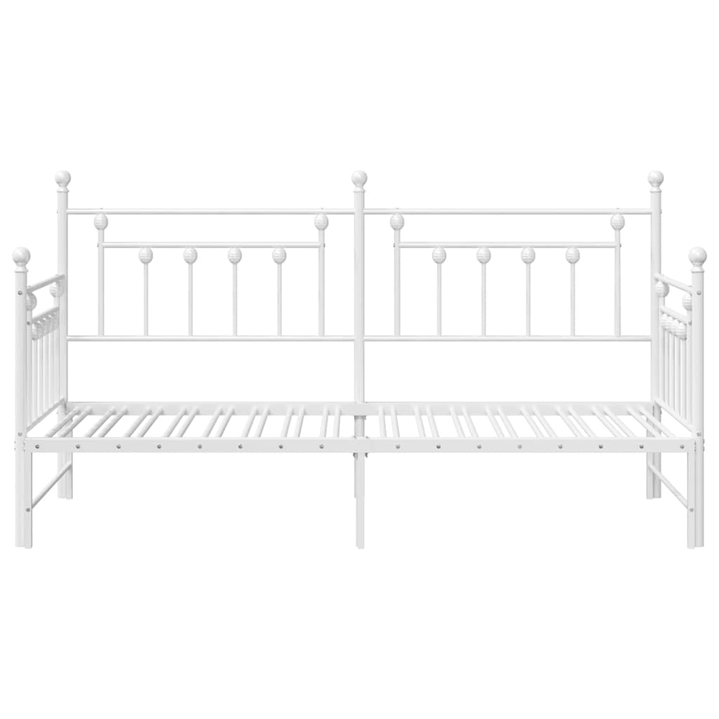 Dagsengramme Hvid 75 x 190 cm Stål
