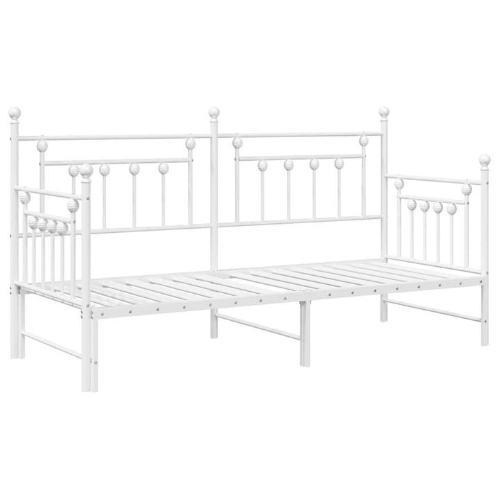 Dagsengramme Hvid 80 x 200 cm Stål