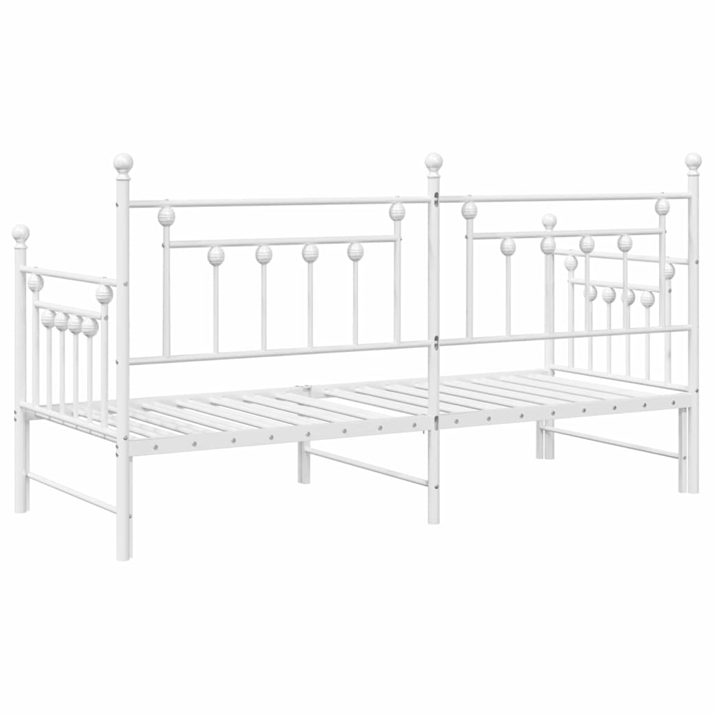 Dagsengramme Hvid 80 x 200 cm Stål