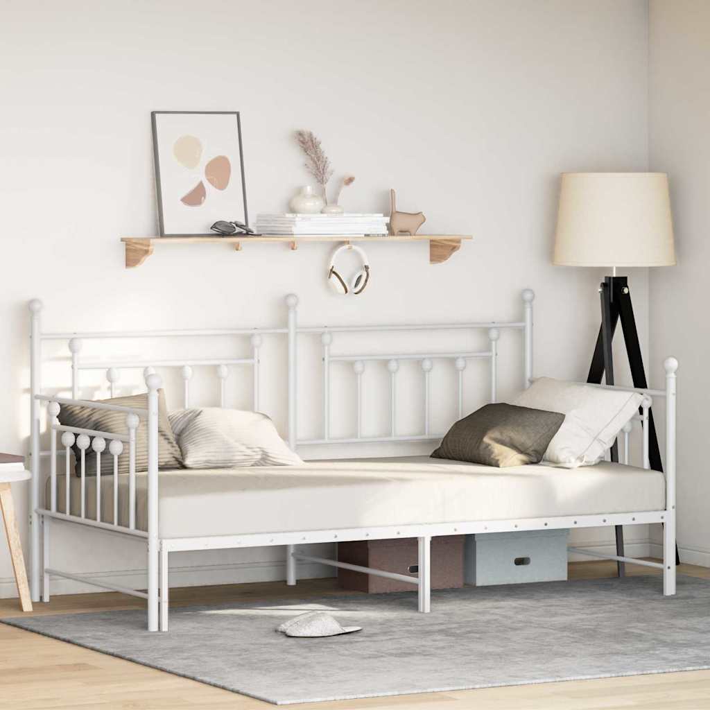 Dagsengramme Hvid 100 x 200 cm Stål