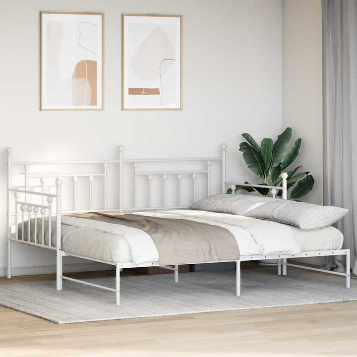 Dagsengramme Hvid 100 x 200 cm Stål